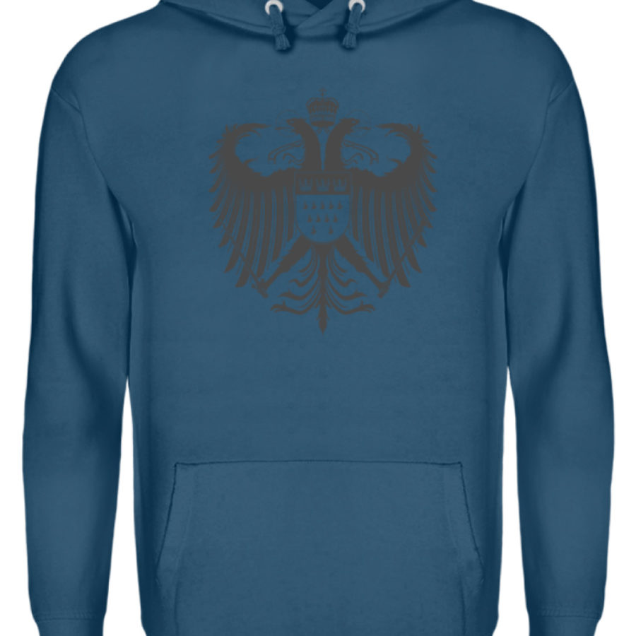 Kölner Wappen mit Adler in Dunkelgrau auf Hoodie – Bild 10