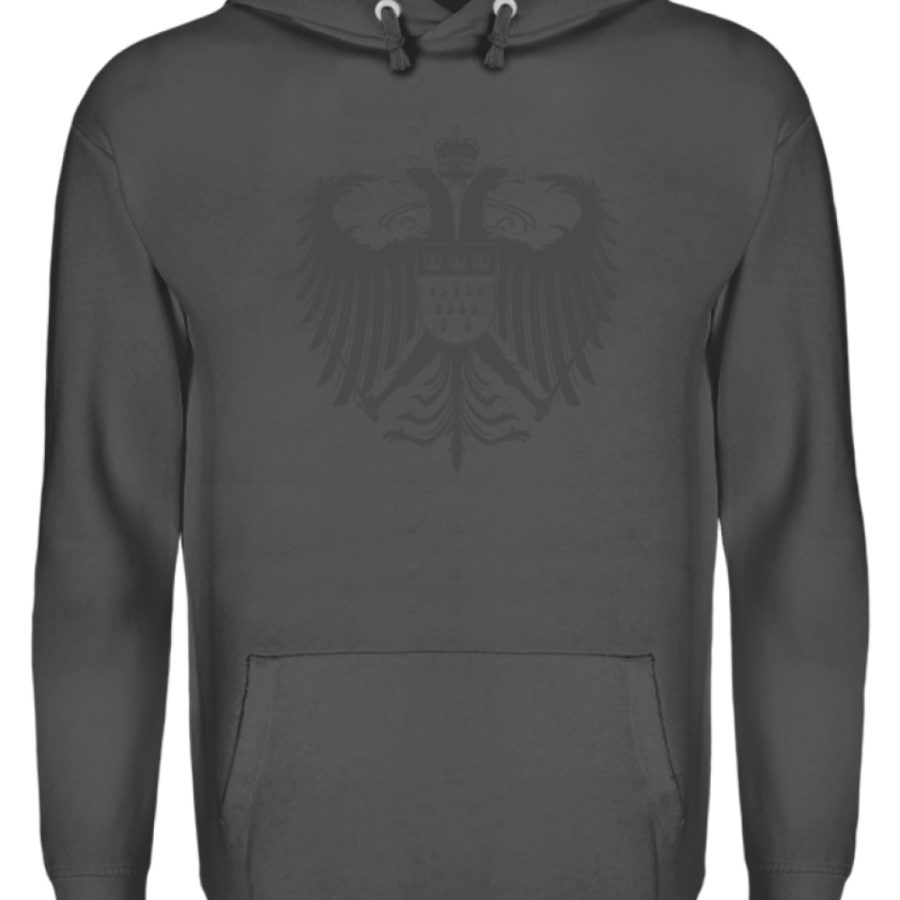 Kölner Wappen mit Adler in Dunkelgrau auf Hoodie – Bild 6