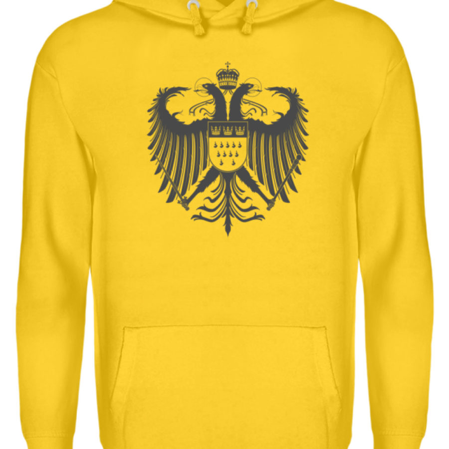 Kölner Wappen mit Adler in Dunkelgrau auf Hoodie – Bild 7