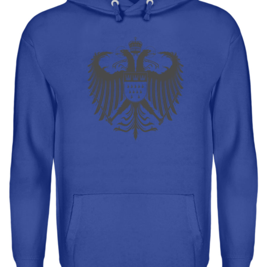 Kölner Wappen mit Adler in Dunkelgrau auf Hoodie – Bild 11