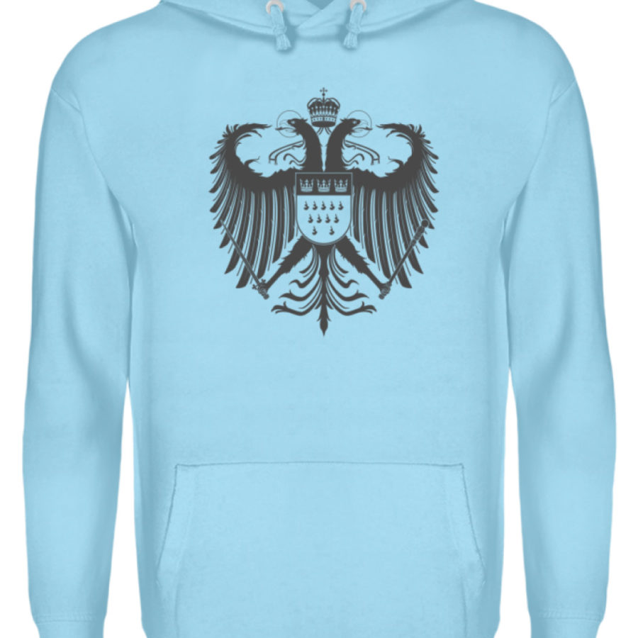 Kölner Wappen mit Adler in Dunkelgrau auf Hoodie – Bild 12