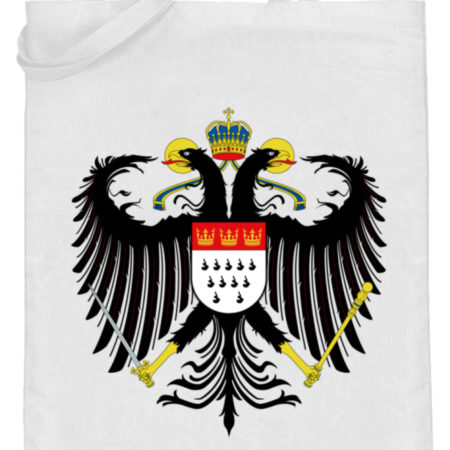 Kölner Wappen mit Adler auf Baumwoll-Beutel