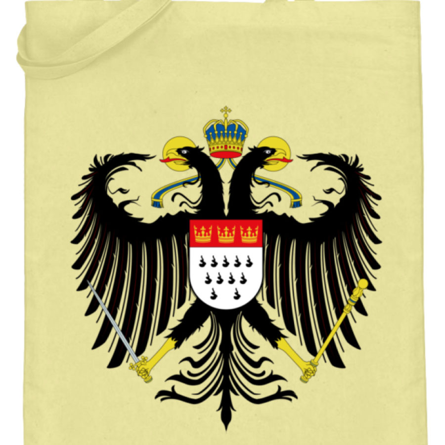 Kölner Wappen mit Adler auf Baumwoll-Beutel – Bild 3