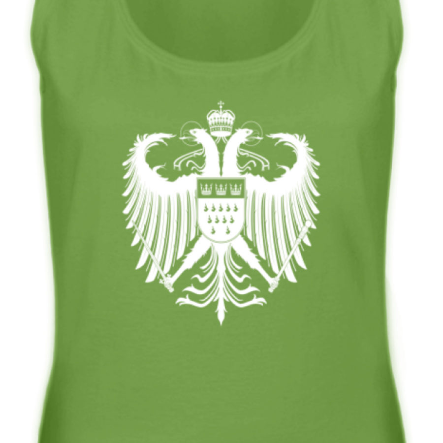 Kölner Wappen mit Adler in Weiß auf Damen Tanktop – Bild 10
