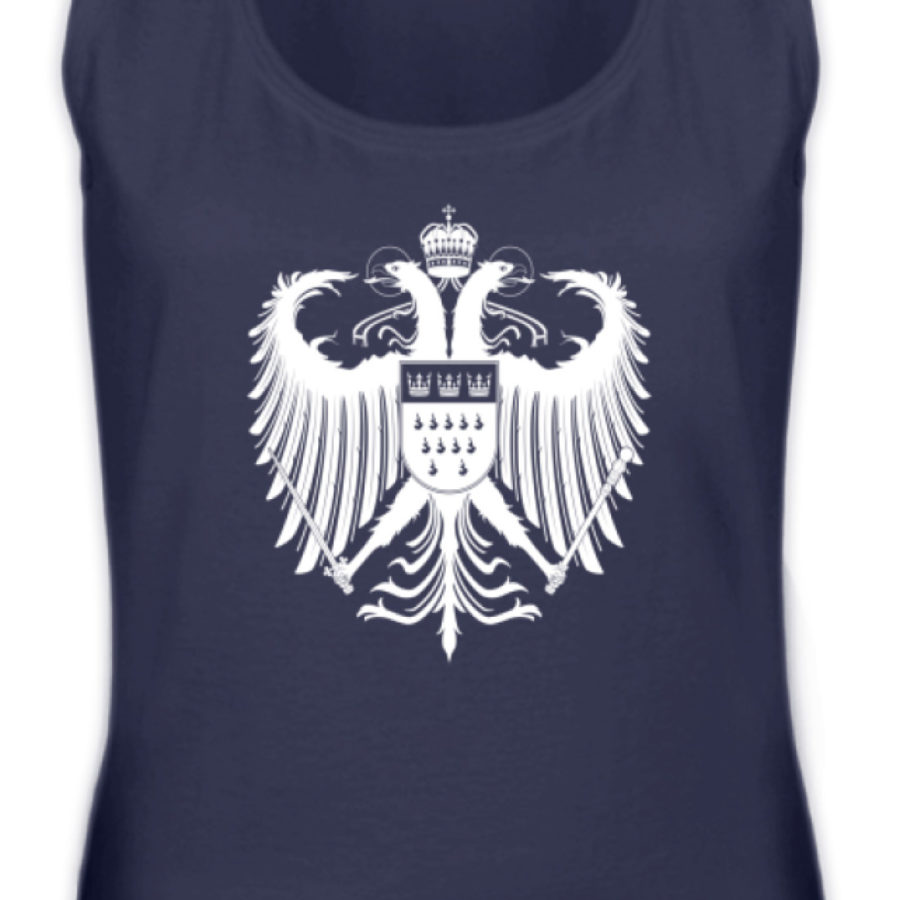 Kölner Wappen mit Adler in Weiß auf Damen Tanktop – Bild 6