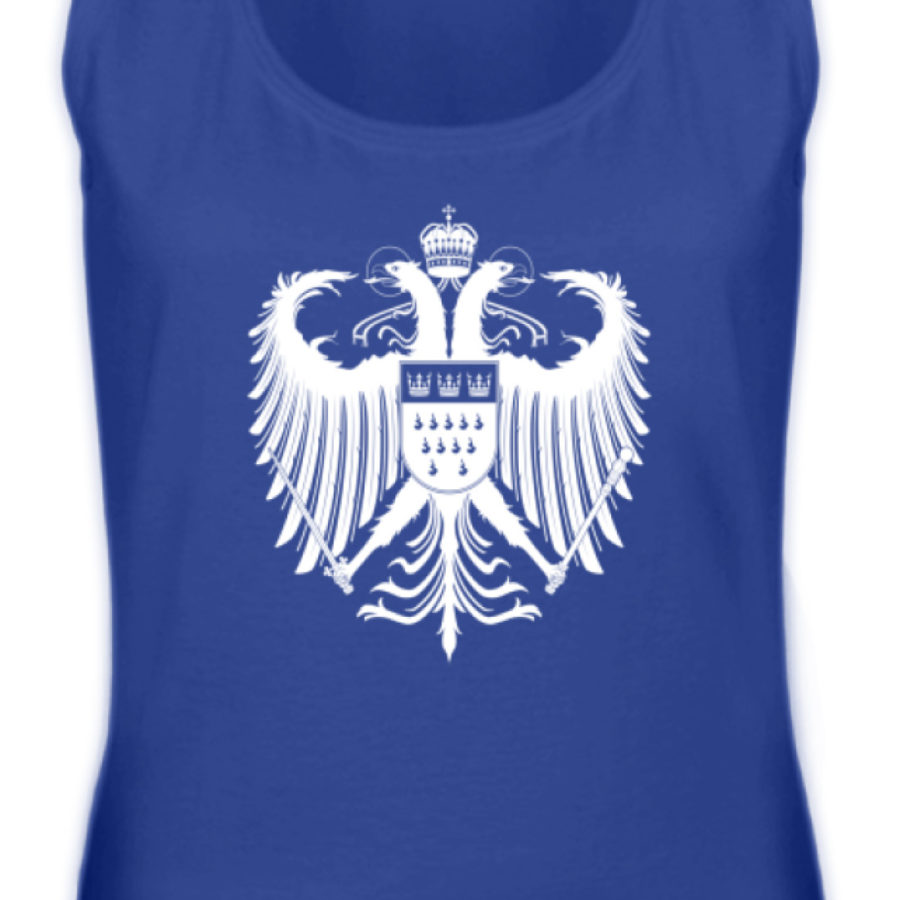 Kölner Wappen mit Adler in Weiß auf Damen Tanktop – Bild 7