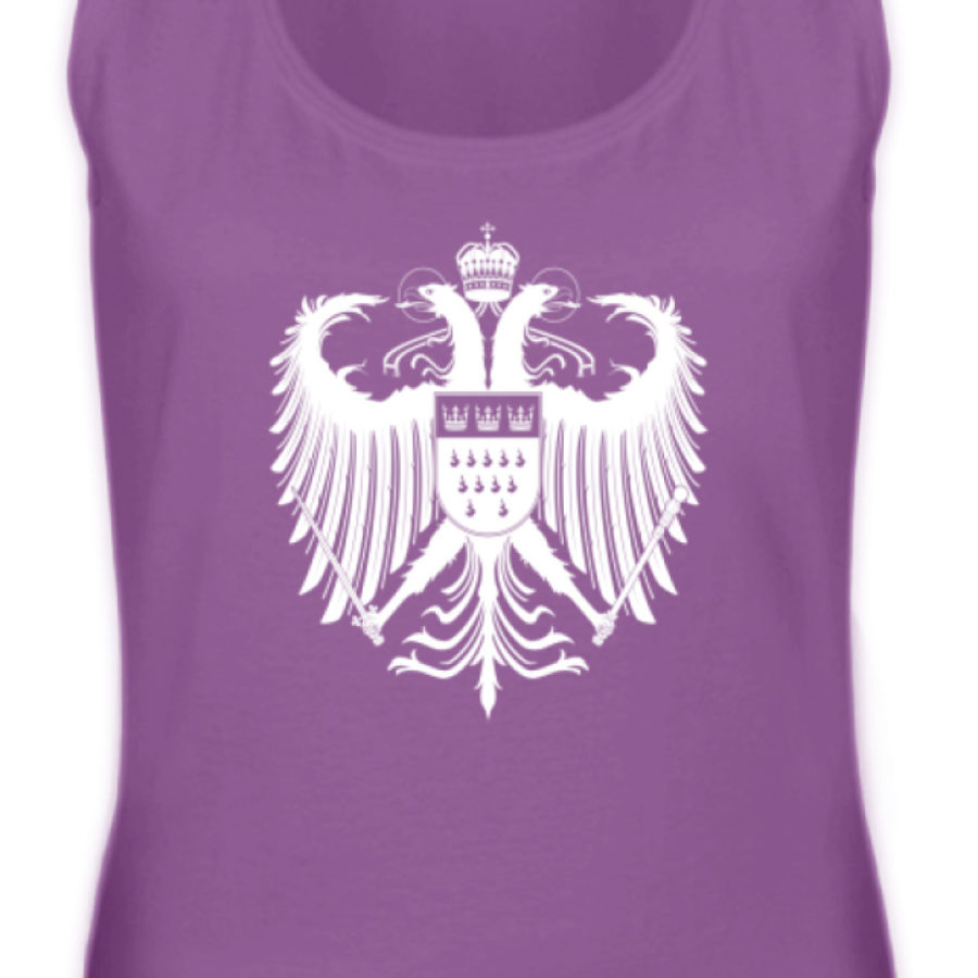 Kölner Wappen mit Adler in Weiß auf Damen Tanktop – Bild 12