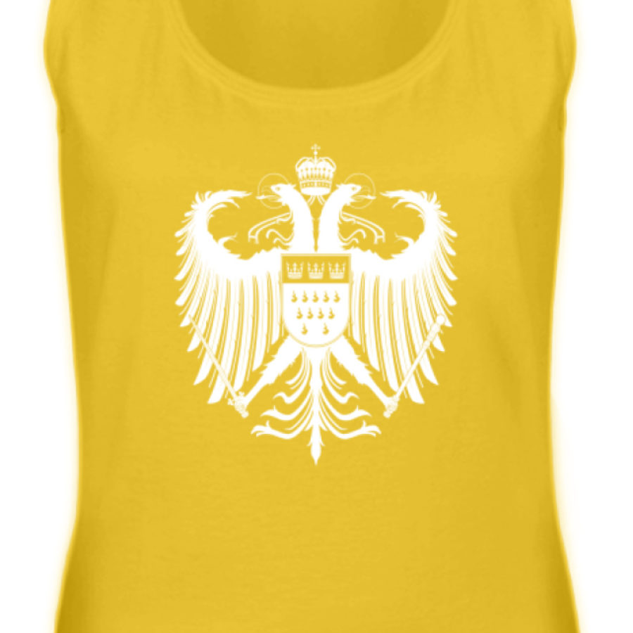 Kölner Wappen mit Adler in Weiß auf Damen Tanktop – Bild 4