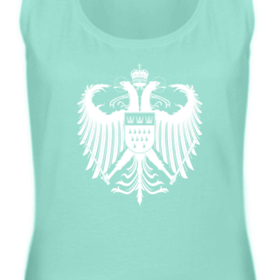 Kölner Wappen mit Adler in Weiß auf Damen Tanktop – Bild 9