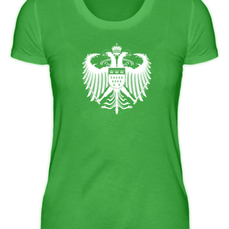 Kölner Wappen mit Adler in Weiß auf Damen T-Shirt - Basic – Bild 8