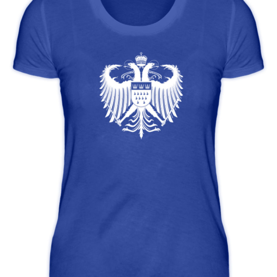 Kölner Wappen mit Adler in Weiß auf Damen T-Shirt - Basic – Bild 6
