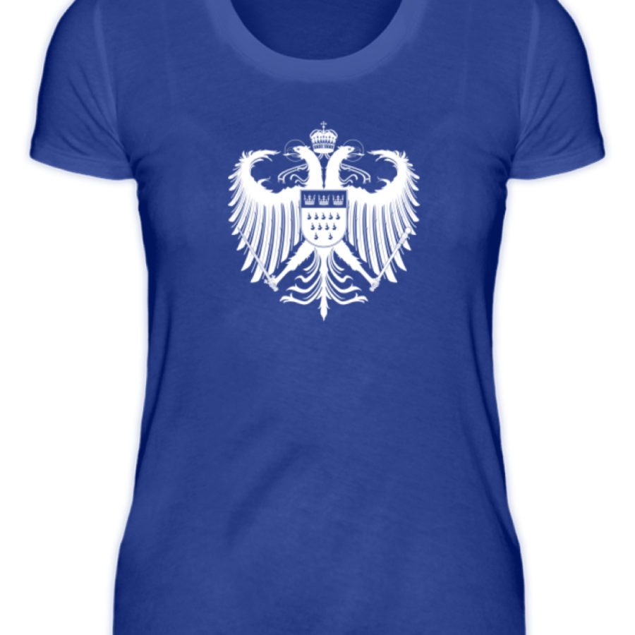 Kölner Wappen mit Adler in Weiß auf Damen T-Shirt (Premium) – Bild 10