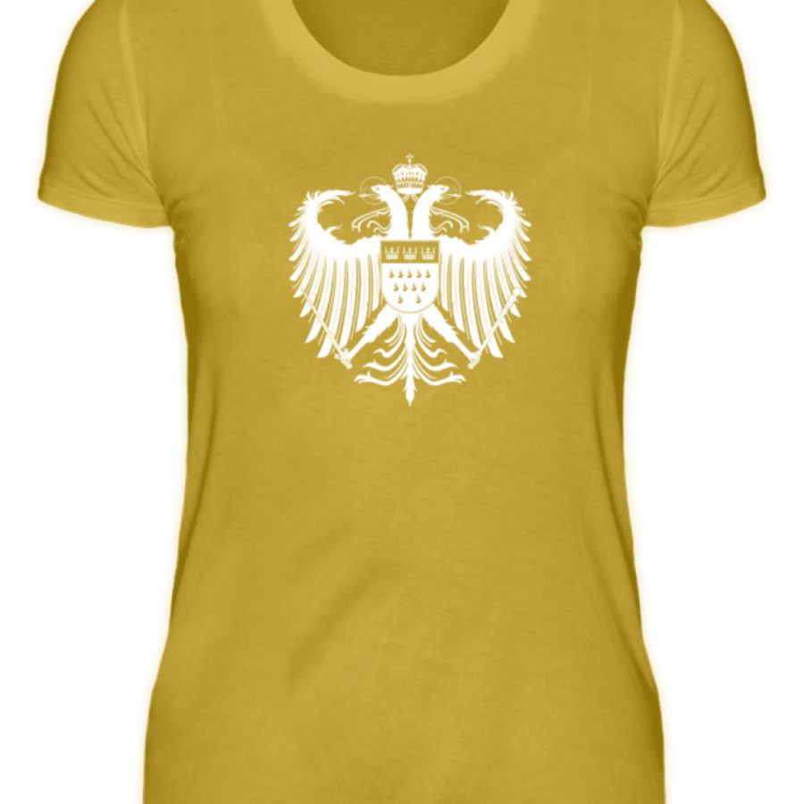 Kölner Wappen mit Adler in Weiß auf Damen T-Shirt (Premium) – Bild 6