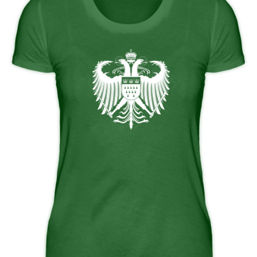 Kölner Wappen mit Adler in Weiß auf Damen T-Shirt (Premium) – Bild 14