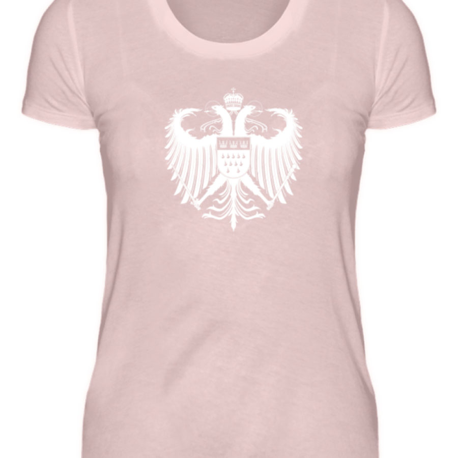 Kölner Wappen mit Adler in Weiß auf Damen T-Shirt (Premium) – Bild 16