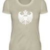 Kölner Wappen mit Adler in Weiß auf Damen T-Shirt (Organic)
