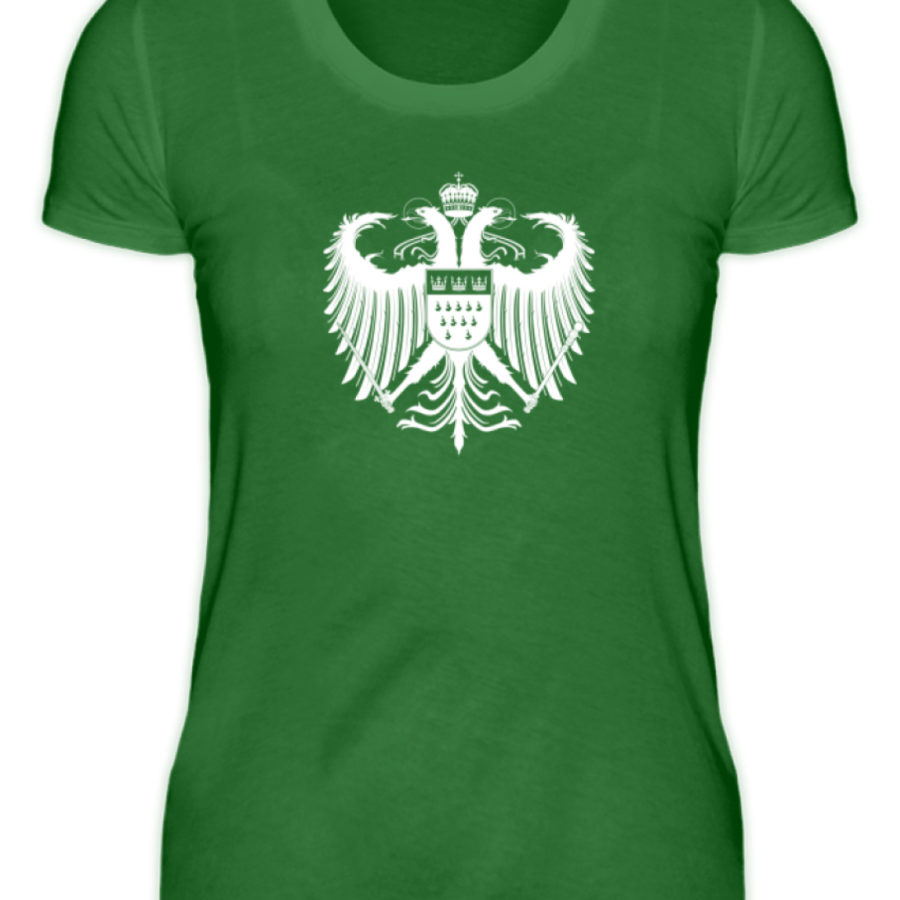 Kölner Wappen mit Adler in Weiß auf Damen T-Shirt (Organic) – Bild 8