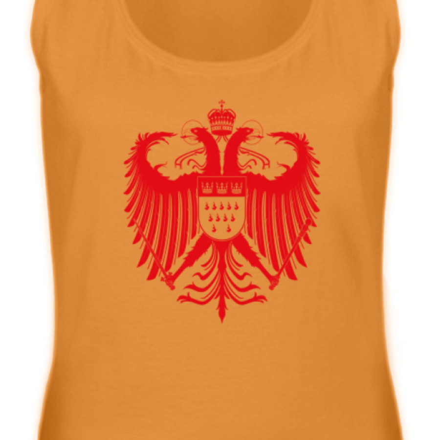 Kölner Wappen mit Adler in Rot auf Damen Tanktop – Bild 3