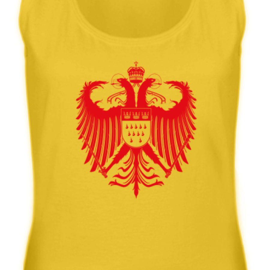 Kölner Wappen mit Adler in Rot auf Damen Tanktop – Bild 2