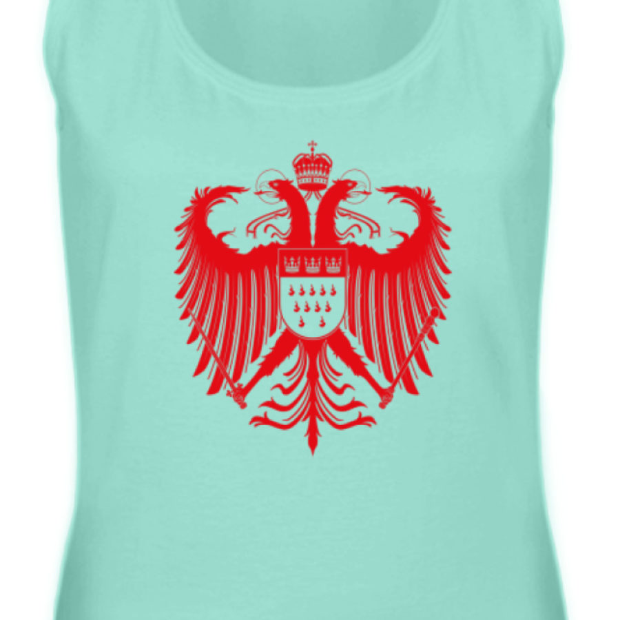 Kölner Wappen mit Adler in Rot auf Damen Tanktop – Bild 4