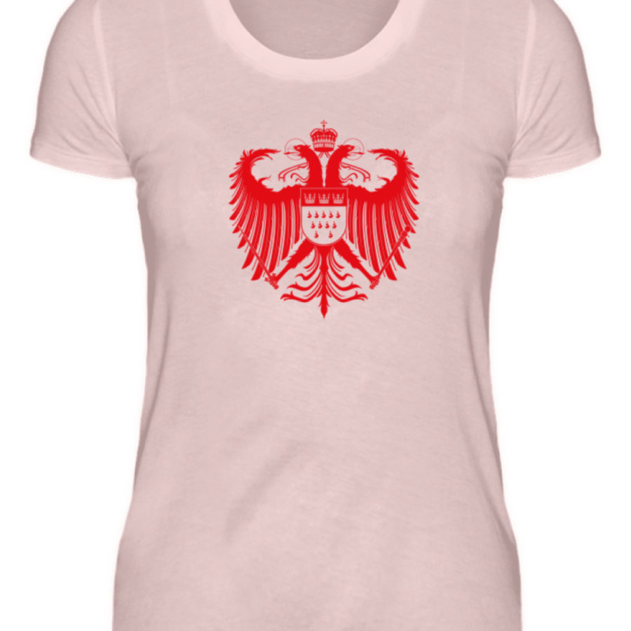 Kölner Wappen mit Adler in Rot auf Damen T-Shirt (Premium) – Bild 4