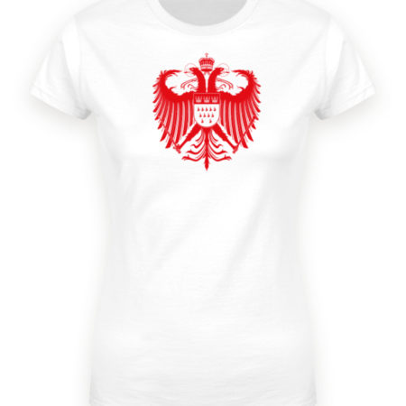 Kölner Wappen mit Adler in Rot auf Damen T-Shirt (Organic-Premium)