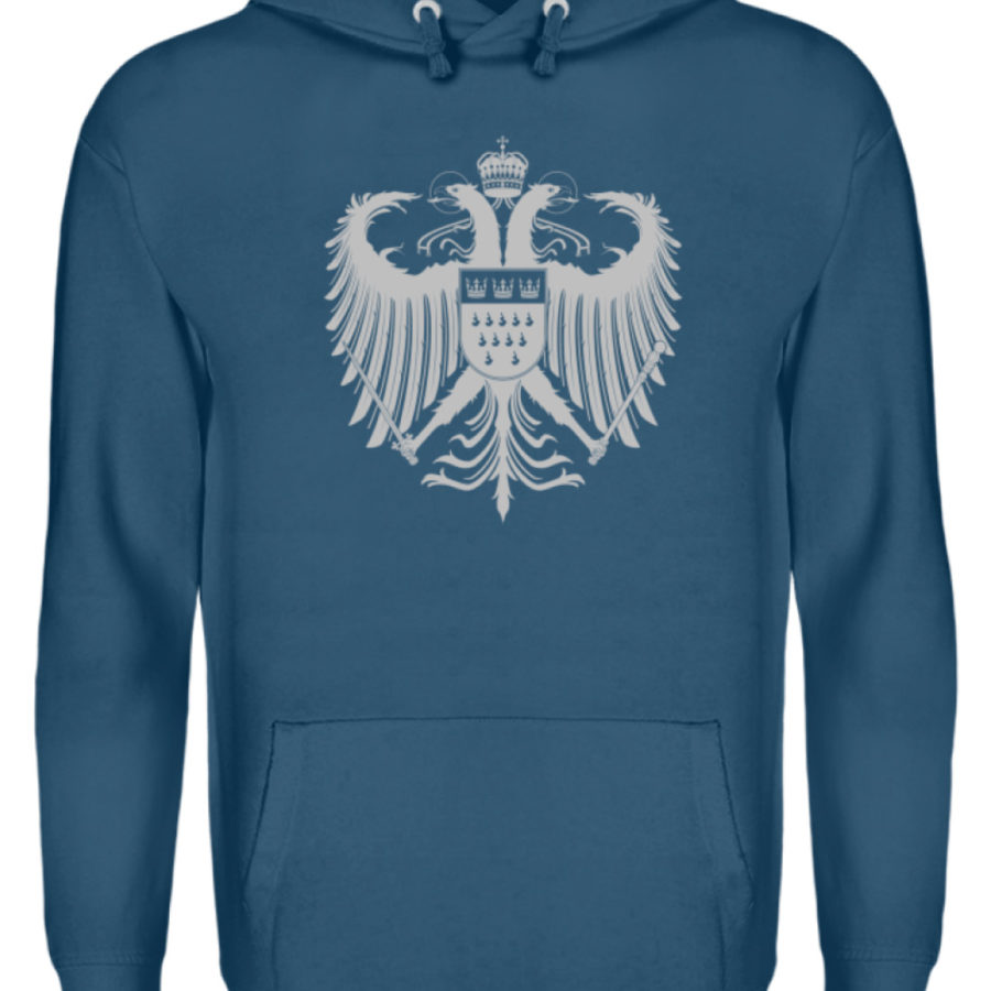 Kölner Wappen mit Adler in Hellgrau auf Hoodie – Bild 9