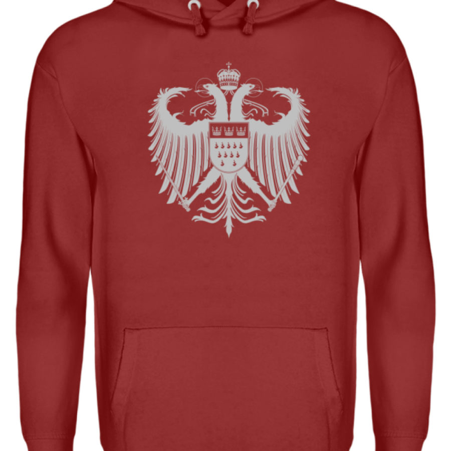 Kölner Wappen mit Adler in Hellgrau auf Hoodie – Bild 2