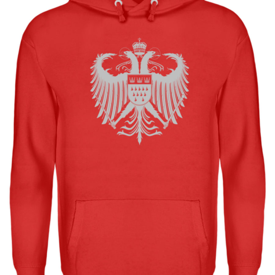 Kölner Wappen mit Adler in Hellgrau auf Hoodie – Bild 3