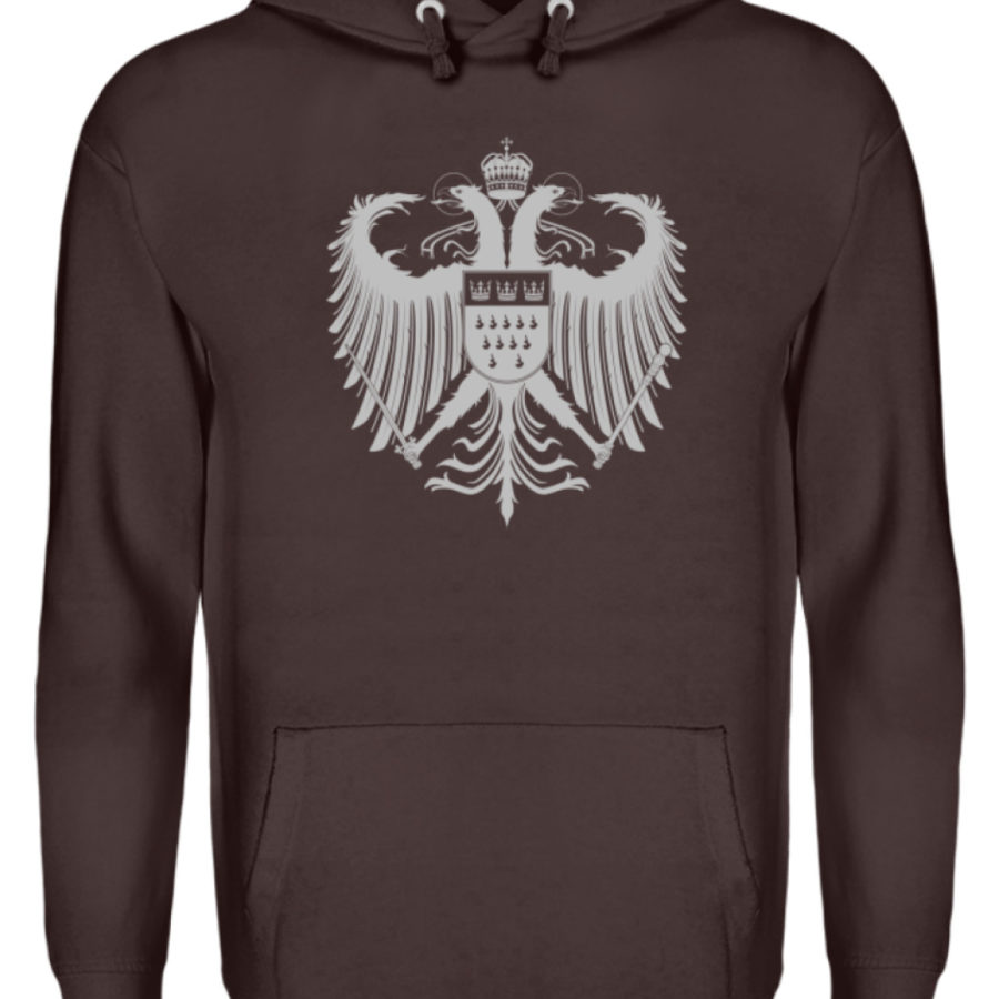 Kölner Wappen mit Adler in Hellgrau auf Hoodie – Bild 5