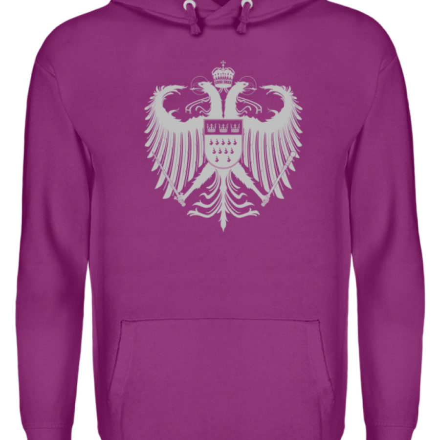 Kölner Wappen mit Adler in Hellgrau auf Hoodie – Bild 14