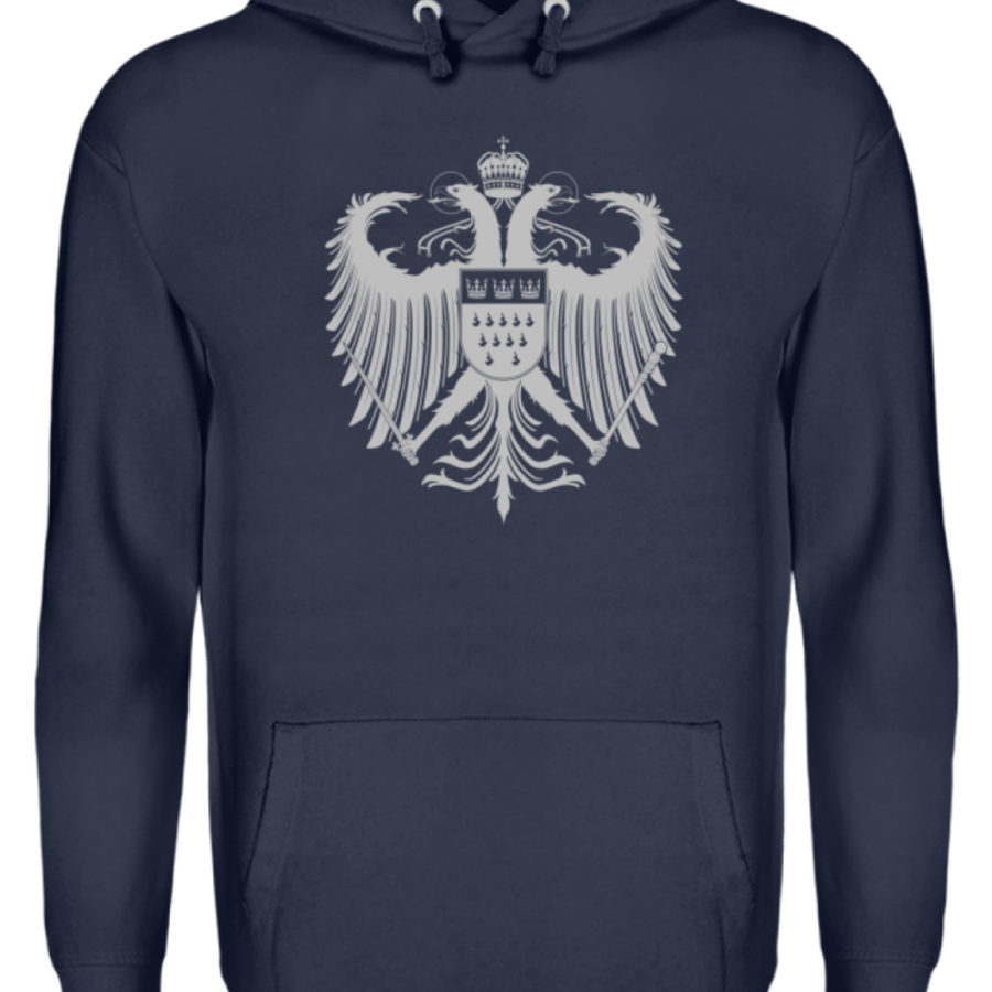 Kölner Wappen mit Adler in Hellgrau auf Hoodie – Bild 8