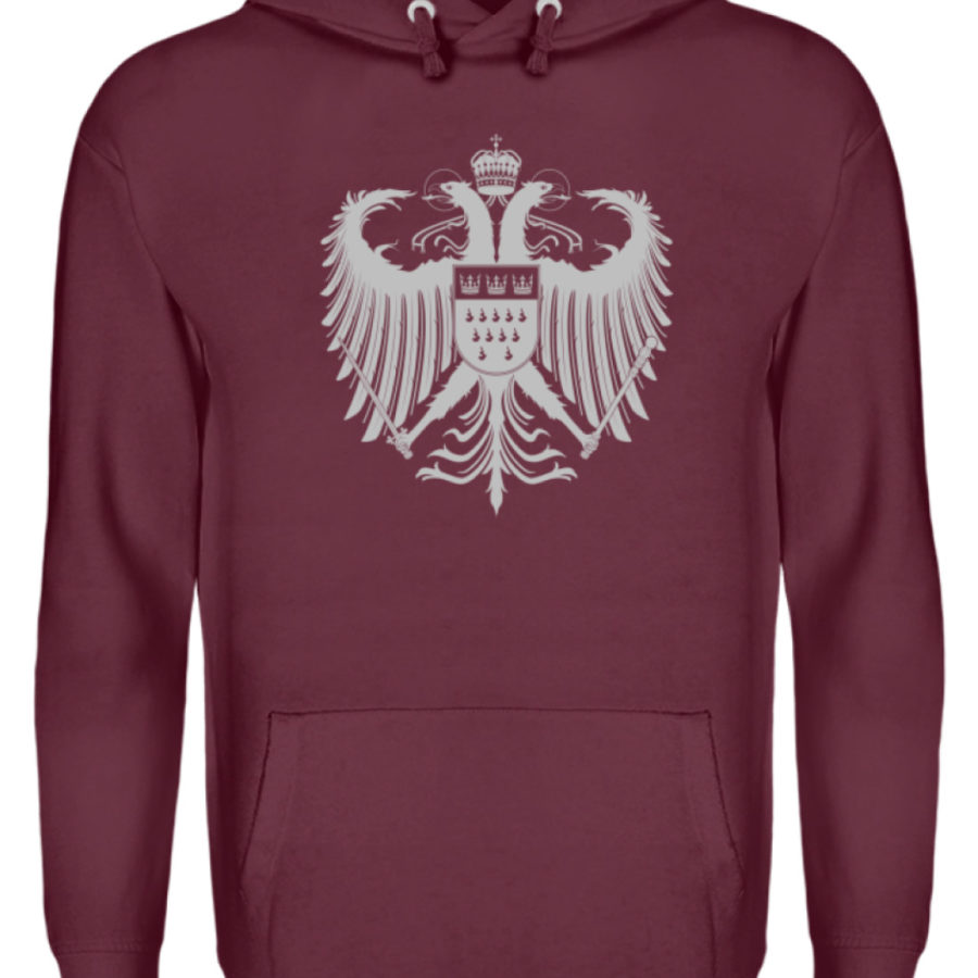 Kölner Wappen mit Adler in Hellgrau auf Hoodie – Bild 7