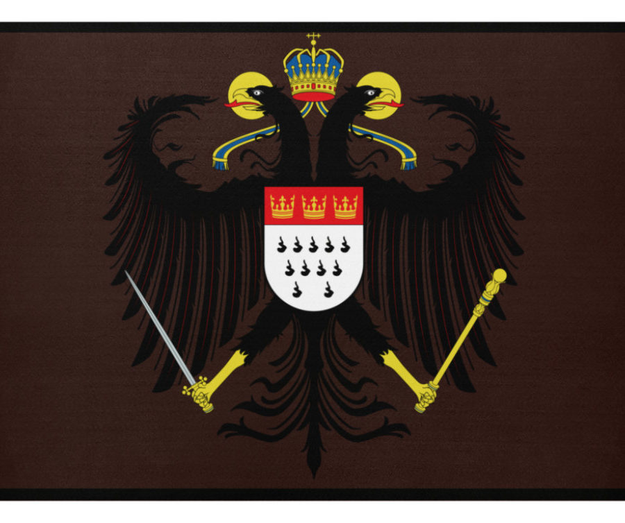 Kölner Wappen mit Adler auf Fußmatte – Bild 5