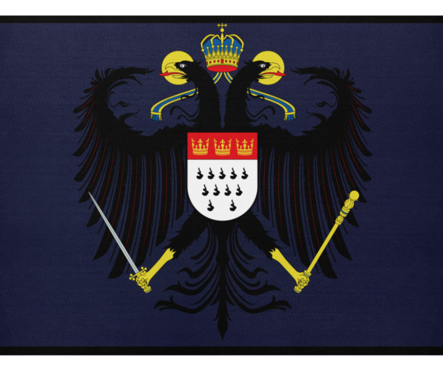 Kölner Wappen mit Adler auf Fußmatte – Bild 7