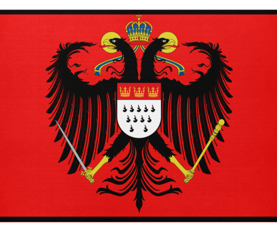 Kölner Wappen mit Adler auf Fußmatte – Bild 2