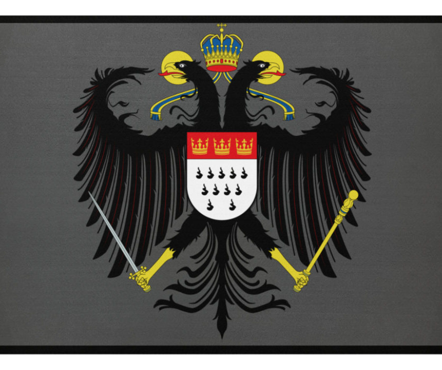 Kölner Wappen mit Adler auf Fußmatte – Bild 4