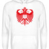 Kölner Wappen mit Adler in Rot auf Hoodie