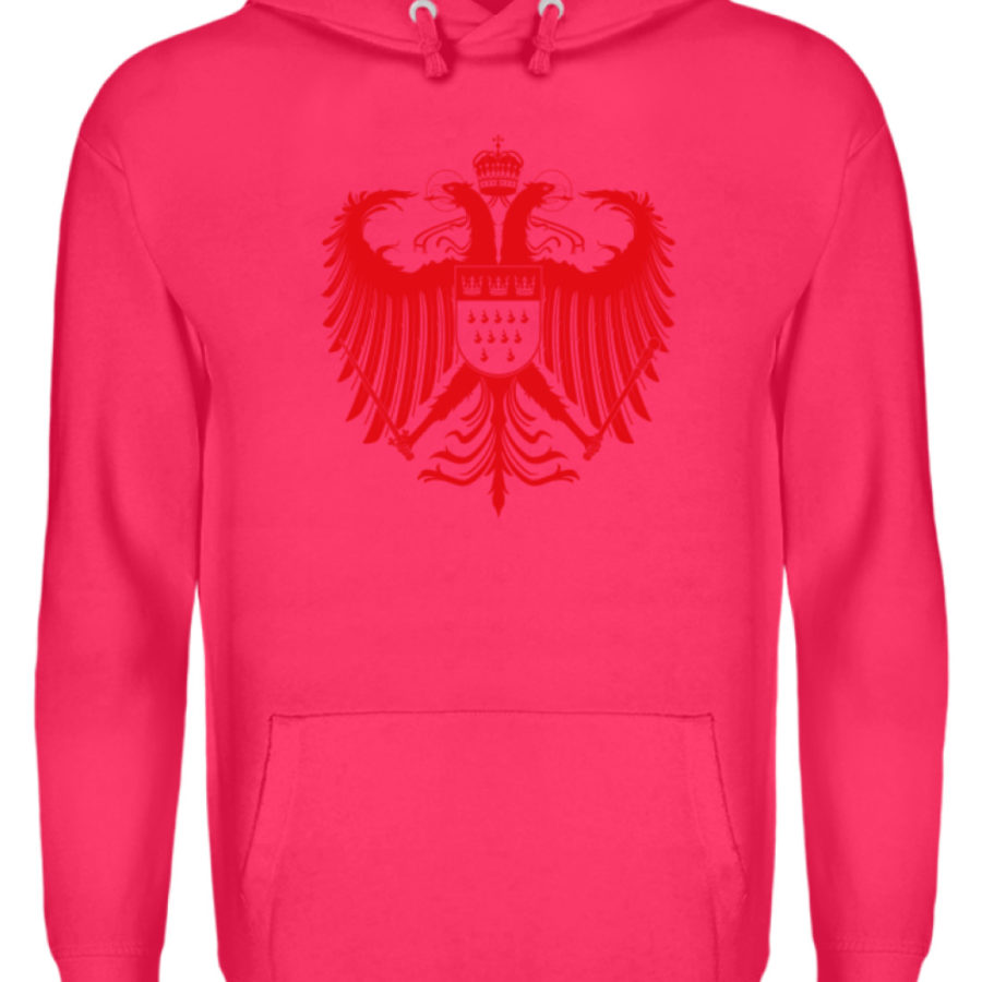 Kölner Wappen mit Adler in Rot auf Hoodie – Bild 10