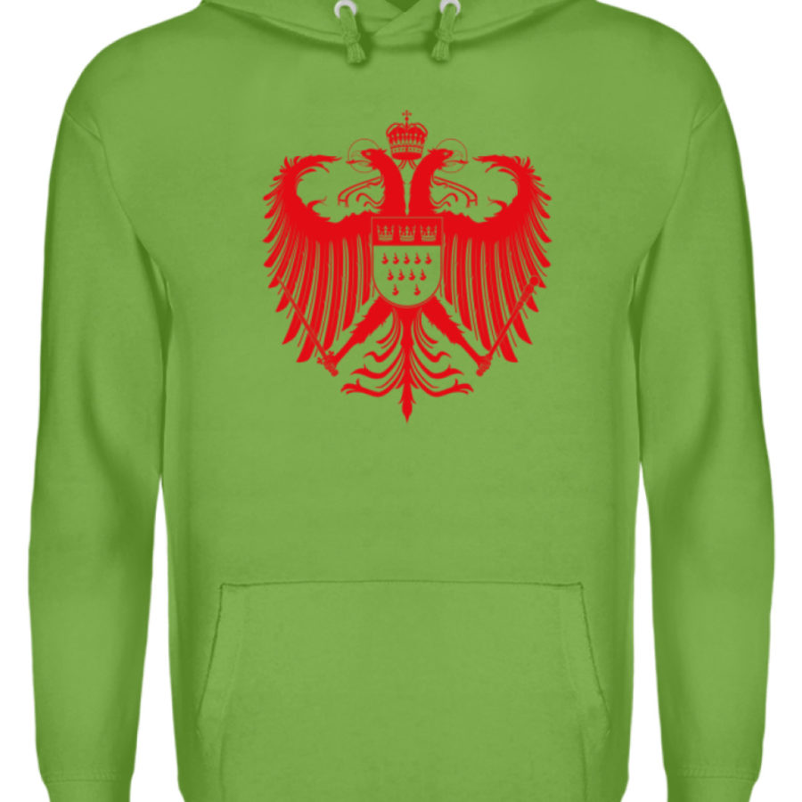 Kölner Wappen mit Adler in Rot auf Hoodie – Bild 7