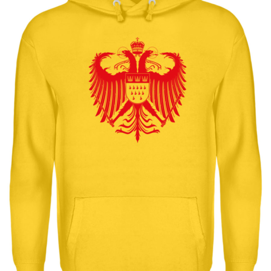 Kölner Wappen mit Adler in Rot auf Hoodie – Bild 4