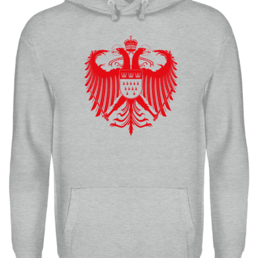 Kölner Wappen mit Adler in Rot auf Hoodie – Bild 2