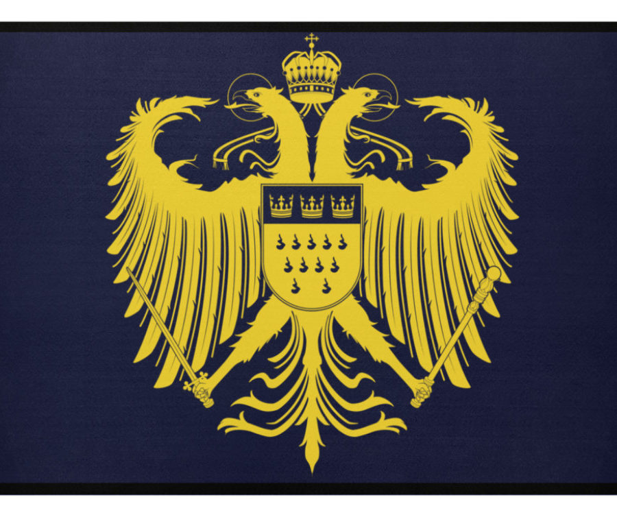 Kölner Wappen mit Adler in Gelb auf Fußmatte – Bild 5