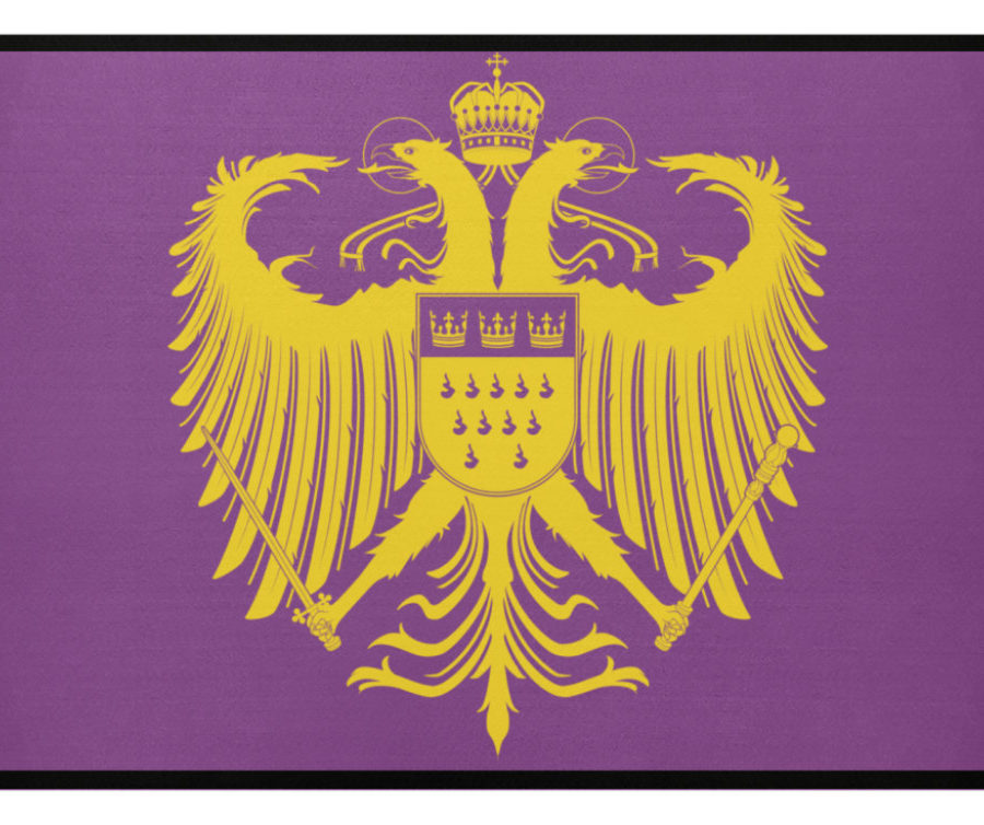 Kölner Wappen mit Adler in Gelb auf Fußmatte – Bild 10
