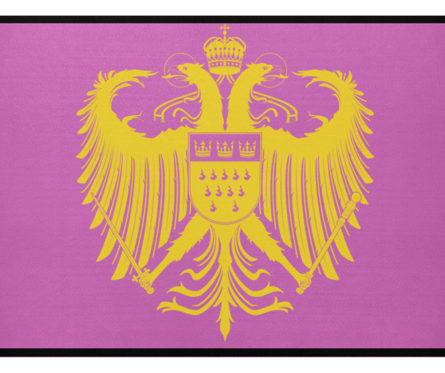 Kölner Wappen mit Adler in Gelb auf Fußmatte – Bild 9