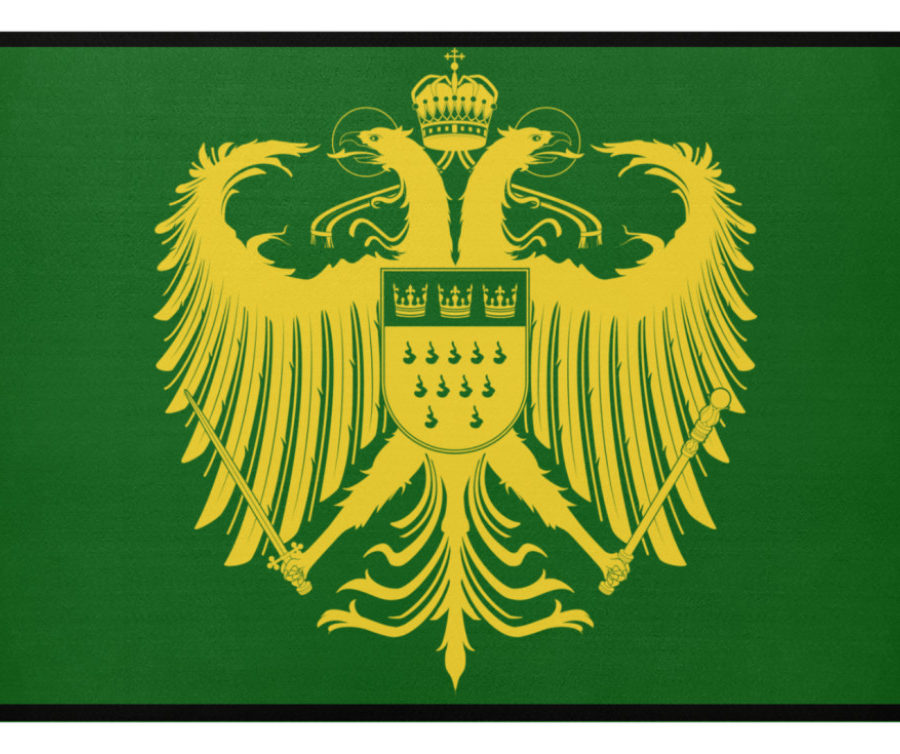 Kölner Wappen mit Adler in Gelb auf Fußmatte – Bild 7