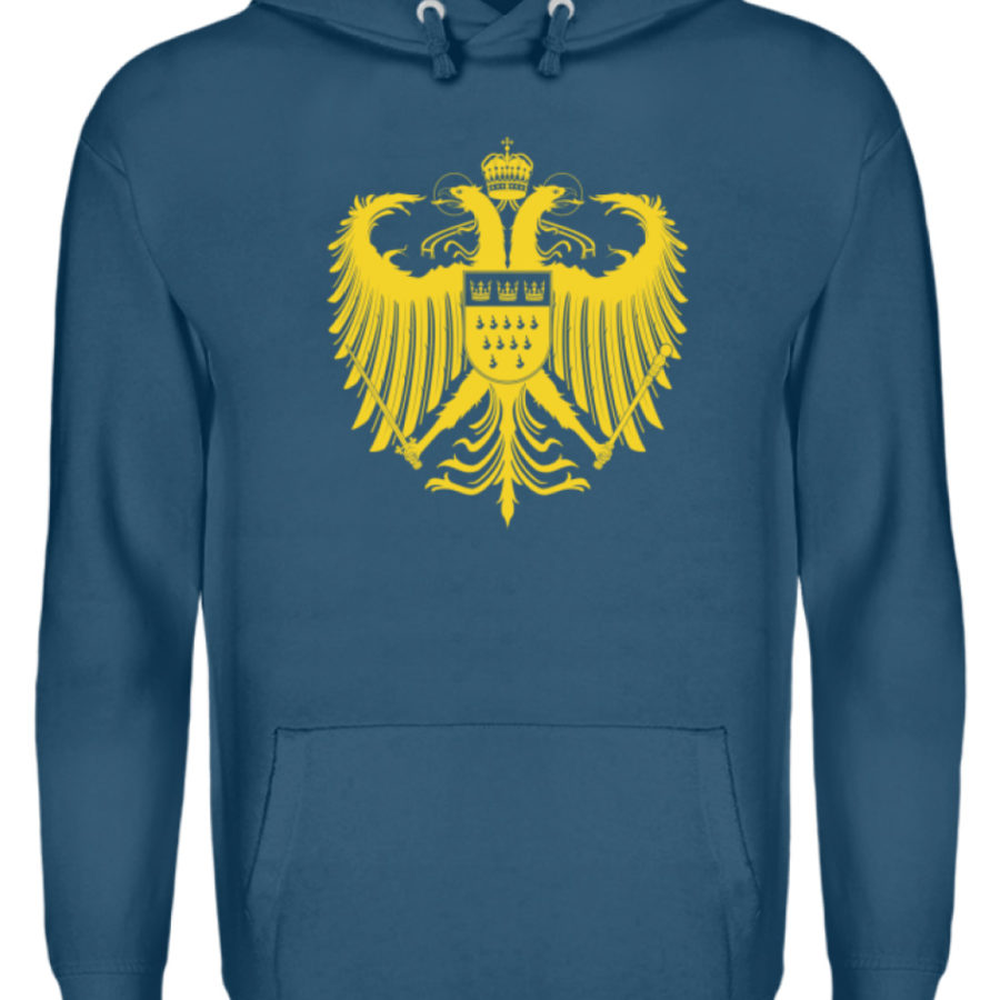 Kölner Wappen mit Adler in Gelb auf Hoodie – Bild 9