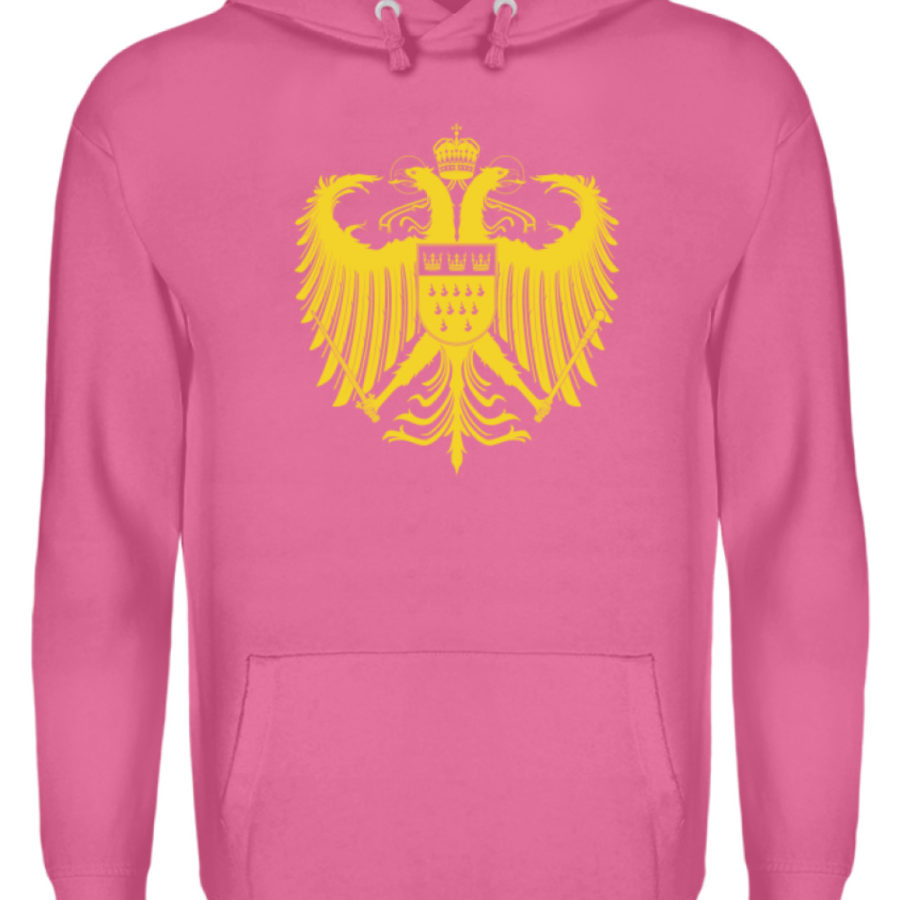 Kölner Wappen mit Adler in Gelb auf Hoodie – Bild 13