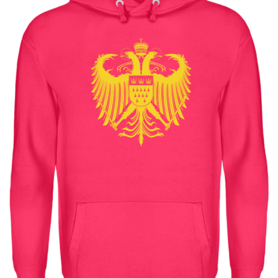 Kölner Wappen mit Adler in Gelb auf Hoodie – Bild 14