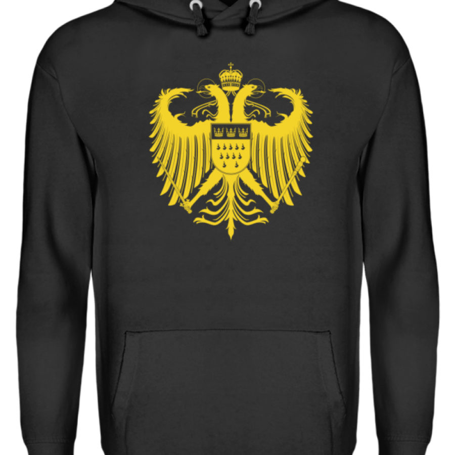 Kölner Wappen mit Adler in Gelb auf Hoodie – Bild 4
